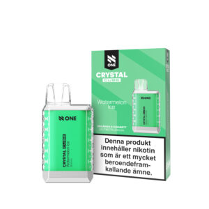 N-One Crystal Cube - Watermelon Ice (20 mg, Engångs vape)