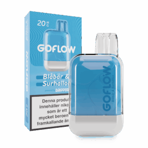 GoFlow - Blåbär & Surhallon (20 mg, Engångs vape)
