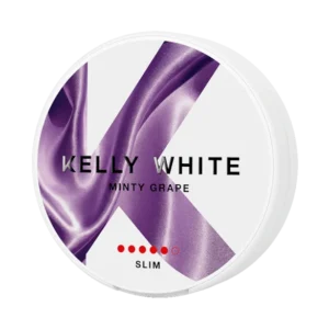 Kelly White - Minty Grape - Slim (10 mg-portion)