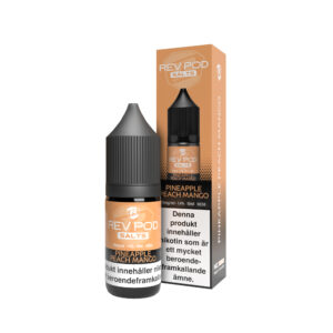 Rev Pod Salts - Pineapple Peach Mango (10 ml, 14 mg Nikotinsalt)