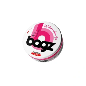 Bagz Watermelon Ice X-Strong Slim snus, 14.2 mg/portion.