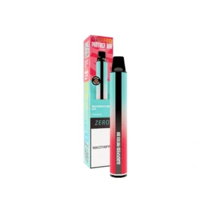 Dripped Panther Bar disposable vape with Watermelon Ice flavor, nicotine-free (0 mg), 2 ml e-liquid, 50VG/50PG, 1 piece.