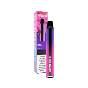 Panther Bar Berry Heaven disposable vape, 14.5 mg nicotine, 2 ml capacity, 1 piece, Dripped.