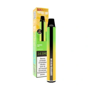 Panther Bar Mango Ice disposable vape, by Dripped, 2 ml liquid, nicotine 20 mg.