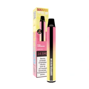 Panther Bar Pink Lemonade disposable vape by Dripped, 20 mg nicotine, 2 ml, 1 piece