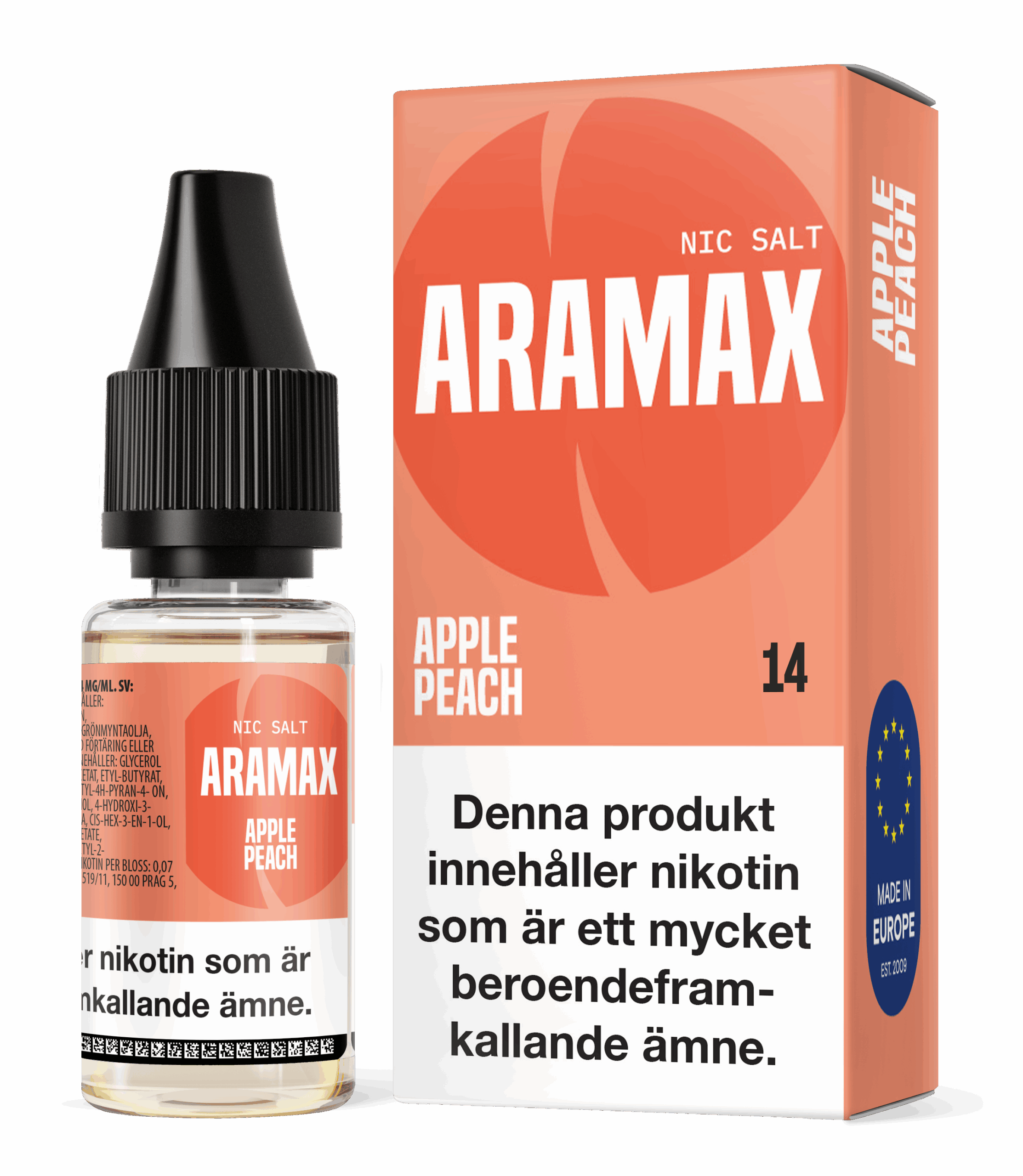 Aramax Salt - Apple Peach (10 ml, 14 mg Nikotinsalt)
