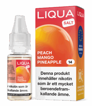 Liqua Salt - Peach Mango Pineapple (10 ml, 14 mg Nikotinsalt)