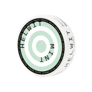 Helwit Mint Slim All white snus, tobacco-free, normal strength, 7,5 mg/portion, 10 g, Sweden.