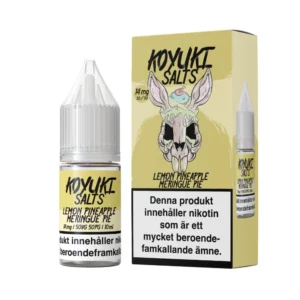 Koyuki Salts Lemon Pineapple Meringue Pie nicotine salt, 10 ml bottle, 14 mg, Koyuki Vapor, Sweden