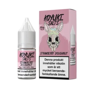 Koyuki Salts Strawberry Doughnut nicotine salt, 10 ml, 14 mg, 50VG/50PG, Sweden.