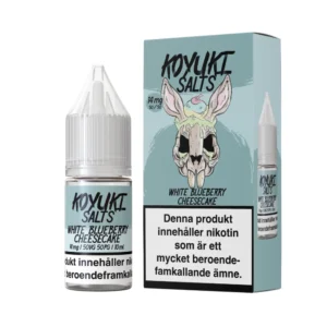 Koyuki Salts White Blueberry Cheesecake, nicotine salt 14 mg, 10 ml, 50VG/50PG, Sweden, Koyuki Chronicles by Koyuki Vapor.