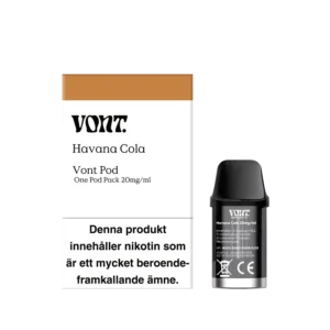 Vont Pod Havana Cola pre-filled pod, 1-pack, 2 ml, 1,5 ohm (Mesh), nicotine 20 mg, Cola flavor