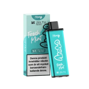 Zeltu Momo Fresh Mint disposable pod, 14 mg nicotine, 2 ml, 1-pack